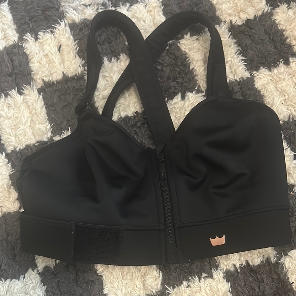 SHEFIT Luxe Black Sports Bra